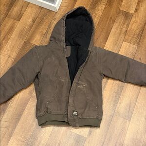 Berne Brown Hooded Jacket